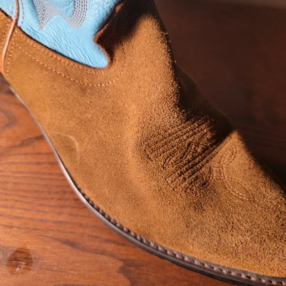 Durango Turqous vintage Cowboy boots 9.5 - Picture 10 of 11